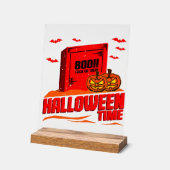 Halloween Boo Acryl Bord (Hoek)