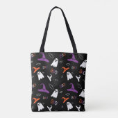 Halloween boo afdruk tote bag (Achterkant)