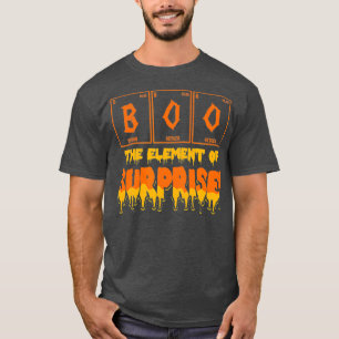 Halloween Boo Art Scheikunde Leraar Element T-shirt