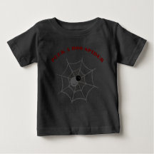 Halloween Boo baby T-shirt zwart