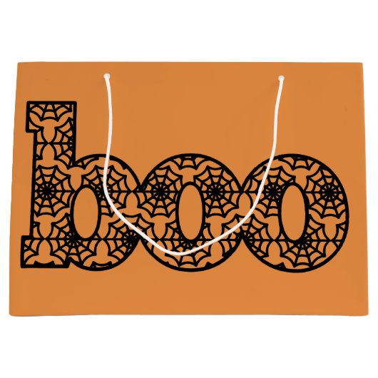 Halloween Boo Bag Groot Cadeauzakje (Voorkant)