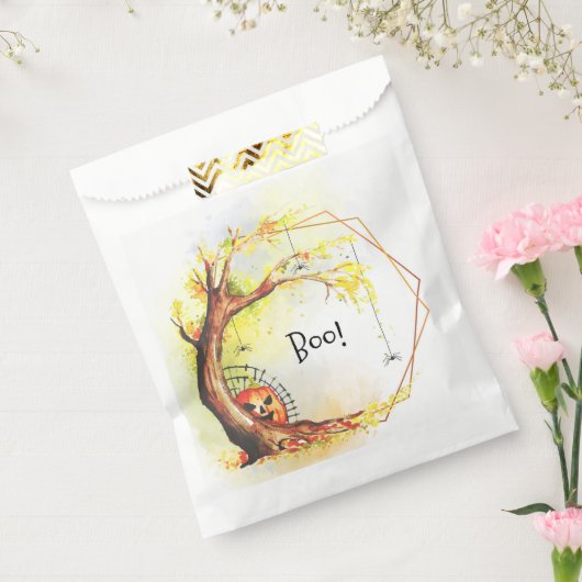 Halloween Boo Bedankzakje (Gezegeld)