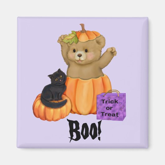 Halloween Boo Beer Magneet (Voorkant)