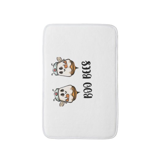 Halloween Boo Bees Nurse Classic T-shirt Badmat (Voorkant Verticaal)