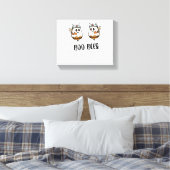 Halloween Boo Bees Nurse Classic T-shirt Canvas Afdruk (Insitu (Slaapkamer))