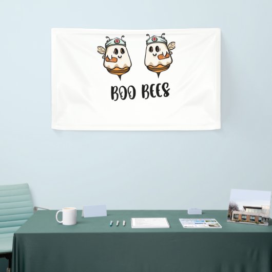 Halloween Boo Bees Nurse Classic T-shirt Spandoek (Beurs)