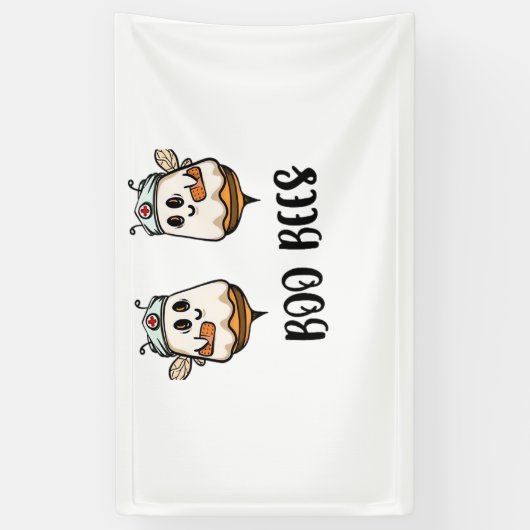 Halloween Boo Bees Nurse Classic T-shirt Spandoek