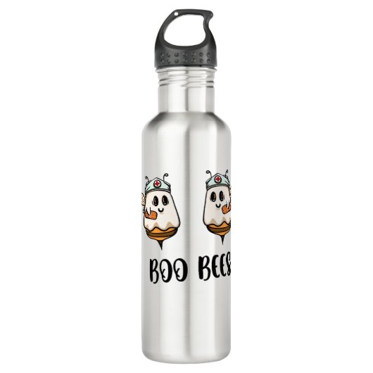Halloween Boo Bees Nurse Classic T-shirt Waterfles (Voorkant)