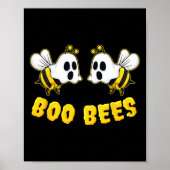 Halloween Boo Bijen Matching Koppels Plezier Poster (Voorkant)