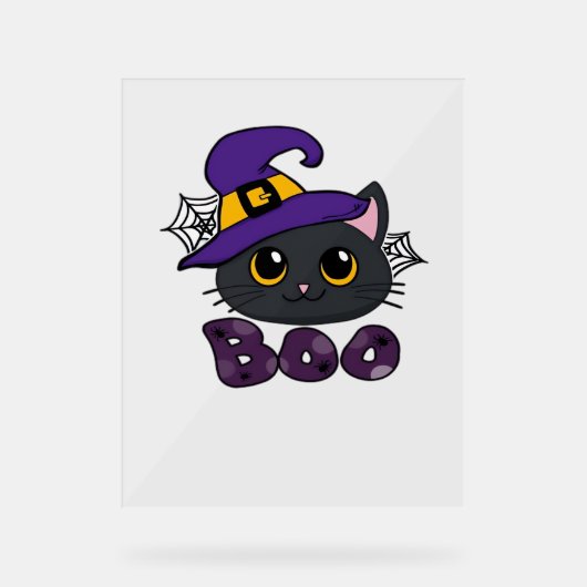 Halloween Boo Boo Crew Classic T-shirt Acryl Bord (Voorkant)