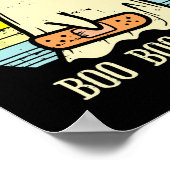 Halloween Boo Boo Crew Ghost Nurse Retro Halloween Poster (Hoek)