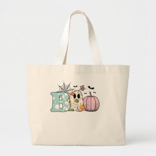 Halloween Boo Boodschappentas Grote Tote Bag
