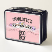 Halloween Boo Box Old School Lunchtrommel (Achterkant)