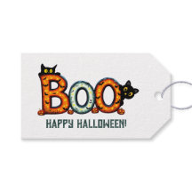 Halloween Boo-cadeautags