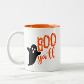Halloween Boo Coffee Mug Tweekleurige Koffiemok (Links)