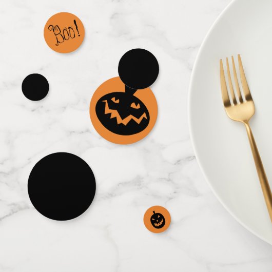 Halloween Boo. | Creepy Pumpkins Confetti (Groep)