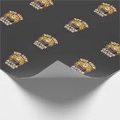 Halloween Boo Crew-badge Cadeaupapier (Hoek)