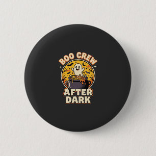 Halloween Boo Crew Badge Ronde Button 5,7 Cm