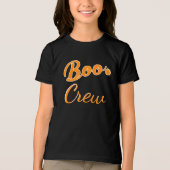 Halloween Boo Crew Familie Matching Kostuum Tri-Blend Shirt (Voorkant)