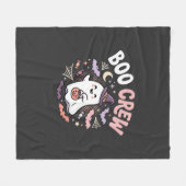 Halloween Boo Crew Geest Fleece Deken (Voorkant (Horizontaal))