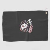 Halloween Boo Crew Geest Golfhanddoek (Horizontaal)
