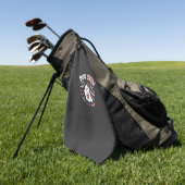 Halloween Boo Crew Geest Golfhanddoek (Groen)
