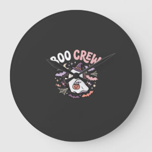 Halloween Boo Crew Geest Grote Klok