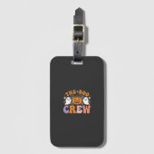Halloween Boo Crew Geest Pompoen Ontwerp_1 Bagagelabel (Voorkant (verticaal))