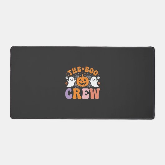 Halloween Boo Crew Geest Pompoen Ontwerp_1 Bureaumat (Voorkant)