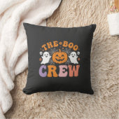Halloween Boo Crew Geest Pompoen Ontwerp_1 Kussen (Deken)