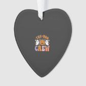 Halloween Boo Crew Geest Pompoen Ontwerp_1 Ornament (voorkant)