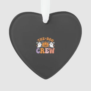 Halloween Boo Crew Geest Pompoen Ontwerp_1 Ornament