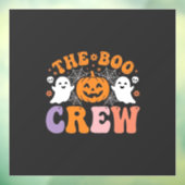 Halloween Boo Crew Geest Pompoen Ontwerp_1 Raamsticker (Vel 3)