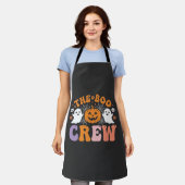 Halloween Boo Crew Geest Pompoen Ontwerp_1 Schort (Gedragen)