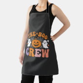 Halloween Boo Crew Geest Pompoen Ontwerp_1 Schort (Insitu)