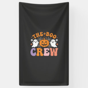 Halloween Boo Crew Geest Pompoen Ontwerp_1 Spandoek