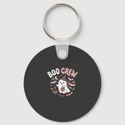 Halloween Boo Crew Geest Sleutelhanger (Voorkant)