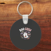 Halloween Boo Crew Geest Sleutelhanger (Voorkant)