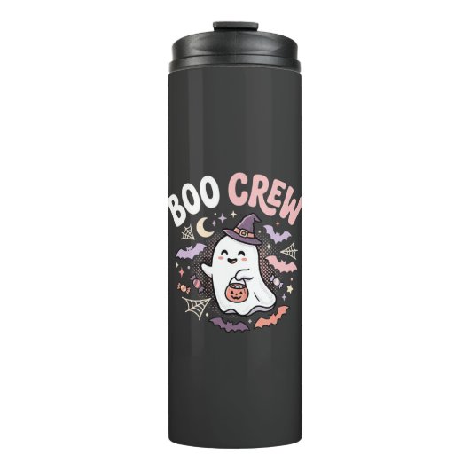 Halloween Boo Crew Geest Thermosbeker (Voorkant)