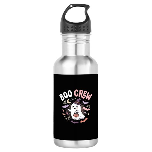 Halloween Boo Crew Geest Waterfles (Voorkant)