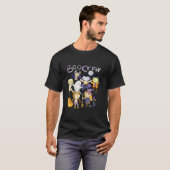 Halloween Boo Crew Monsters Vampire Bat Witch Ghos T-shirt (Voorkant volledig)