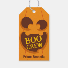 Halloween Boo Crew Pumpkin Spooky Retro Face Cadeaulabel