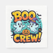 Halloween Boo Crew Servet (Voorkant)