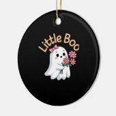 Halloween Boo Cute Family Keramisch Ornament (Links)