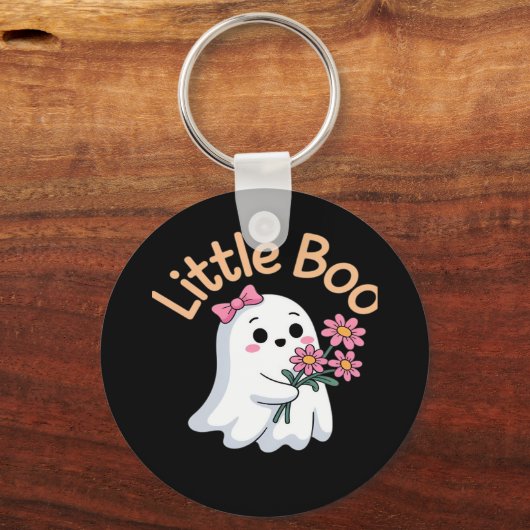 Halloween Boo Cute Family Sleutelhanger (Voorkant)