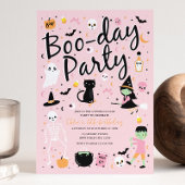 Halloween BOO-DAY Party uitnodiging
