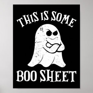 Halloween Boo Dit is een of ander boekenblad Poster