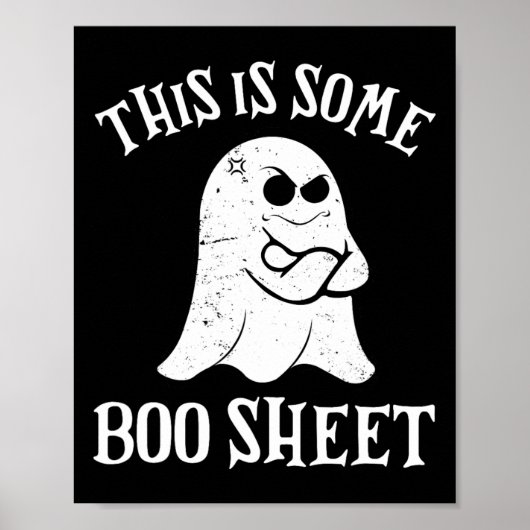  Halloween Boo Dit is een of ander boekenblad Poster (Voorkant)