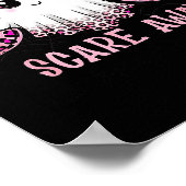 Halloween Boo E Away Breast Cancer Awareness Cute  Poster (Hoek)