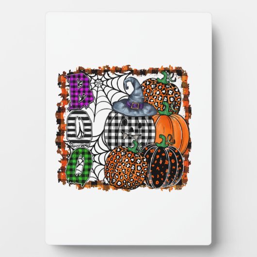 Halloween Boo          Fotoplaat (voorkant)